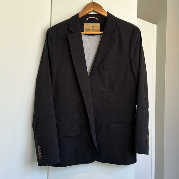 Nifty Genius Suit Blazer Only size small Black - Picture 1 of 5